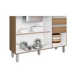 Armário de Cozinha Completa 4 Peças Carvalho/Camurça - 18 Armário de Cozinha Completa 4 Peças Carvalho/Camurça - 18