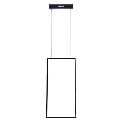 Pendente Bella Tec Preto 60x30x2cm 32w 3000k 1810lm GD015B