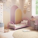 Ver imagem 2 de Cama Montessoriana Infantil em Ferro - Mini Hope:rosa Bebe