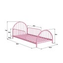 Ver imagem 3 de Cama Montessoriana Infantil em Ferro - Mini Hope:rosa Bebe