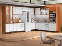 Ver imagem 1 de Jogo de Cozinha Modulada Luana  em L de 388cmx285cm - Cimamomo/Branco Aramóveis
