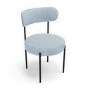 Ver imagem 6 de Cadeira Sala de Jantar Margara Kit 6 em Aço Preto Bouclê Ted D03 - D'Rossi