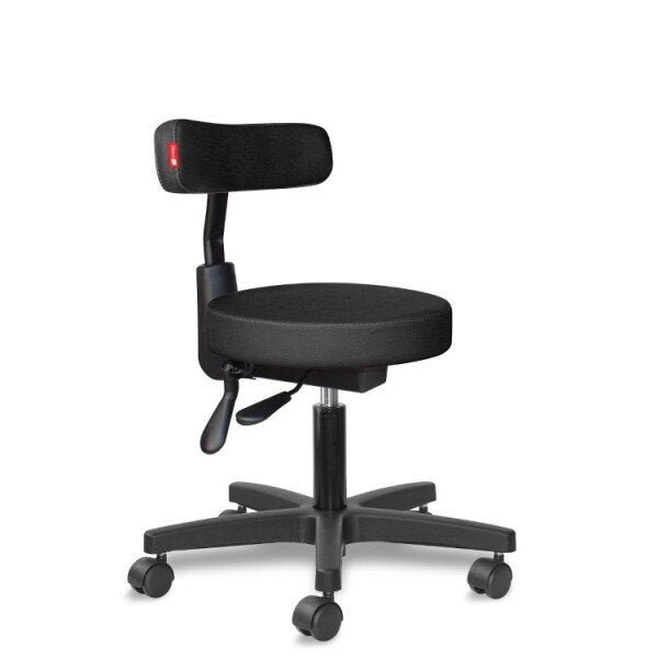 Cadeira Mocho Ergonômico Preto Estética 1540 Slim - 1