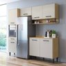 Cozinha Modulada Completa 3 peças 230cm CJ43023-028 Linha Supreme Gralar GraLar Teka/Off White - 1