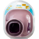 Ver imagem 3 de Kit Alimentação Infantil Daily 4 peças Rosé Clingo KIT REFEIÇAO 4 PEÇAS