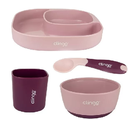 Ver imagem 1 de Kit Alimentação Infantil Daily 4 peças Rosé Clingo KIT REFEIÇAO 4 PEÇAS