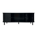 Ver imagem 5 de Rack Tv até 65” Curvo Ripado 2 Portas Ditália R-636 Cor:preto