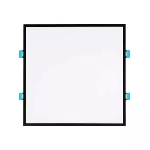 Painel Edge Embutir Quadrado 14w 3000k Preto Stella