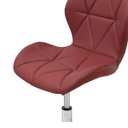 Ver imagem 5 de Cadeira Escritório Slim Vegas Base Giratória Estofada Vinho