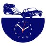 Relógio de Parede - 28x28cm - Me Criative - Modelo Chevrolet Chevette Arrancada - Azul - 1
