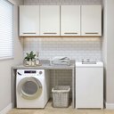 Ver imagem 1 de Lavanderia Modulada Guarapari 2 Armários Aéreos Kaiki Móveis