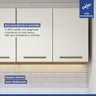 Lavanderia Modulada Guarapari 2 Armários Aéreos Kaiki Móveis - 8
