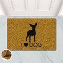 Ver imagem 1 de Tapete Capacho Love Dog Pinscher Amo Cachorro 60x40 Pinther