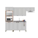 Ver imagem 3 de Cozinha Americana Completa 4 Peças 12 Portas 2 Gavetas Torre Quente Paris