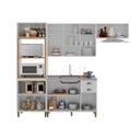 Ver imagem 5 de Cozinha Americana Completa 4 Peças 12 Portas 2 Gavetas Torre Quente Paris