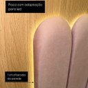 Ver imagem 4 de Cabeceira de Cama Modular Estofada com Led – 12 Placas de 20x60cm Ponta Totalmente Arredondada
