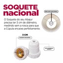 Ver imagem 4 de Cúpula Clássica de Abajur Luminária 15x15x15cm Tecido Algodão Soquete Nacional Ref 83
