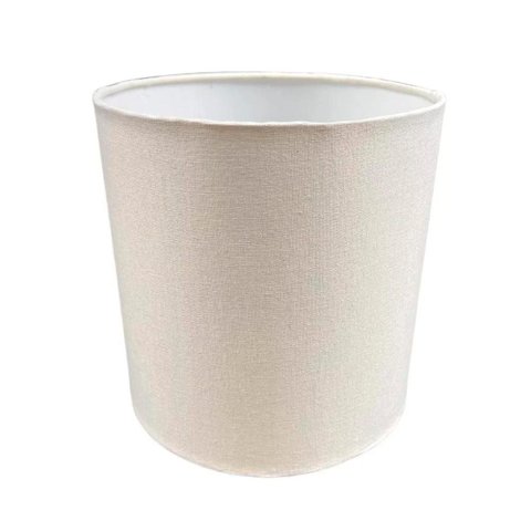 Cúpula Clássica de Abajur Luminária 15x15x15cm Tecido Algodão Soquete Nacional Ref 83