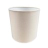 Cúpula Clássica de Abajur Luminária 15x15x15cm Tecido Algodão Soquete Nacional Ref 83 Cor Bege - 2