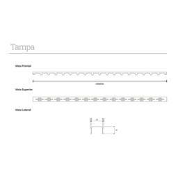 Ralo Linear Elleve Infinity Slim 1794 120cm com Tampa Vazada - 3