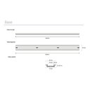 Ver imagem 4 de Ralo Linear Elleve Infinity Slim 1794 120cm com Tampa Vazada