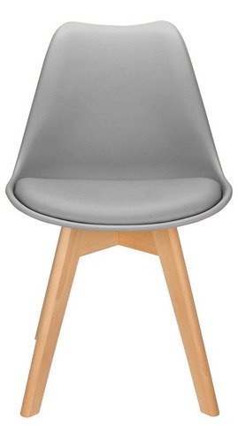 Cadeira Charles Eames Leda Design Wood Estofada Base Madeira Cinza - 8