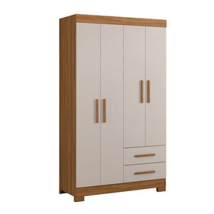 Guarda-roupa Nt5005 1080mm 4 Portas 2 Gavetas Notavel Móveis