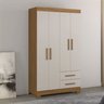 Guarda-roupa Nt5005 1080mm 4 Portas 2 Gavetas Notavel Móveis - 2