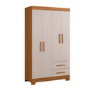 Ver imagem 2 de Guarda-roupa Nt5005 1080mm 4 Portas 2 Gavetas Notavel Móveis