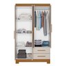 Guarda-roupa Nt5005 1080mm 4 Portas 2 Gavetas Notavel Móveis - 3
