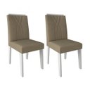 Ver imagem 3 de Conjunto Sala de Jantar Mesa Olivia 6 Cadeiras Nicole Cimol