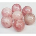 Ver imagem 1 de Bola Kit com 7 Quartzo Rosa de 4,1 a 4,9 Cm Peso 978gr Bolas de 4,1 a 4,9 Cm Peso 978gr