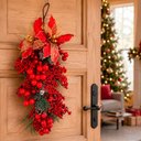 Ver imagem 4 de Pendente Guirlanda Natal Decoração Enfeite Parede Porta 60cm