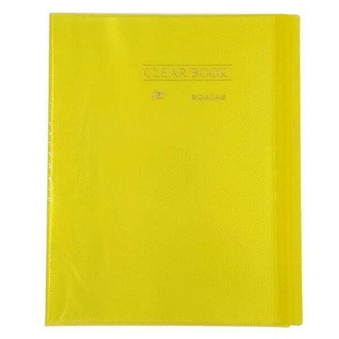 Pasta Catálogo A4 Yes 40 Envelopes Bd40as Clear Amarelo