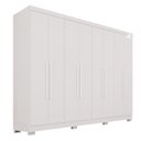Ver imagem 3 de Guarda-Roupa Casal 8 Portas 4 Gavetas com Pés França Espresso Móveis Branco