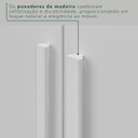 Ver mais imagens de Guarda-Roupa Casal 8 Portas 4 Gavetas com Pés França Espresso Móveis Branco