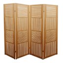 Ver imagem 1 de Biombo RJ 4 Folhas c/ 08 Pezinhos