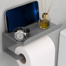 Suporte para Papel Higiênico Premium com Apoio para Objetos - 2