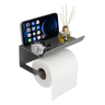 Suporte para Papel Higiênico Premium com Apoio para Objetos - 1