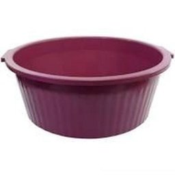 Kit 2 Bacias 80 Litros Grande Com Alça de Plástico Roxo Arqplast - 1