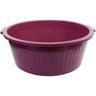 Kit 2 Bacias 80 Litros Grande Com Alça de Plástico Roxo Arqplast - 1