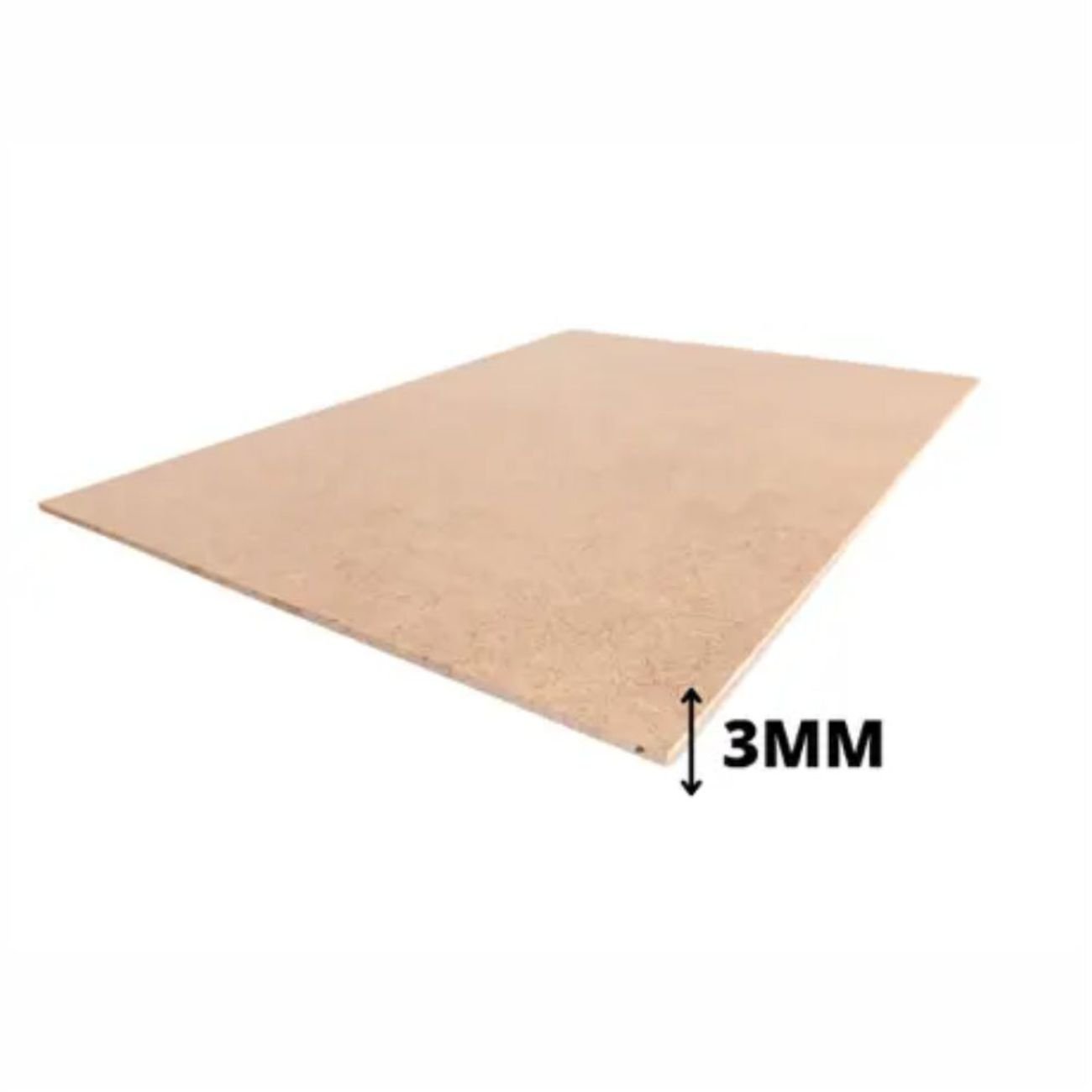 Chapa Mdf Branco 3mm Placa 20x30cm A4 para Artesanato Adesivo 30 Unidades - 4