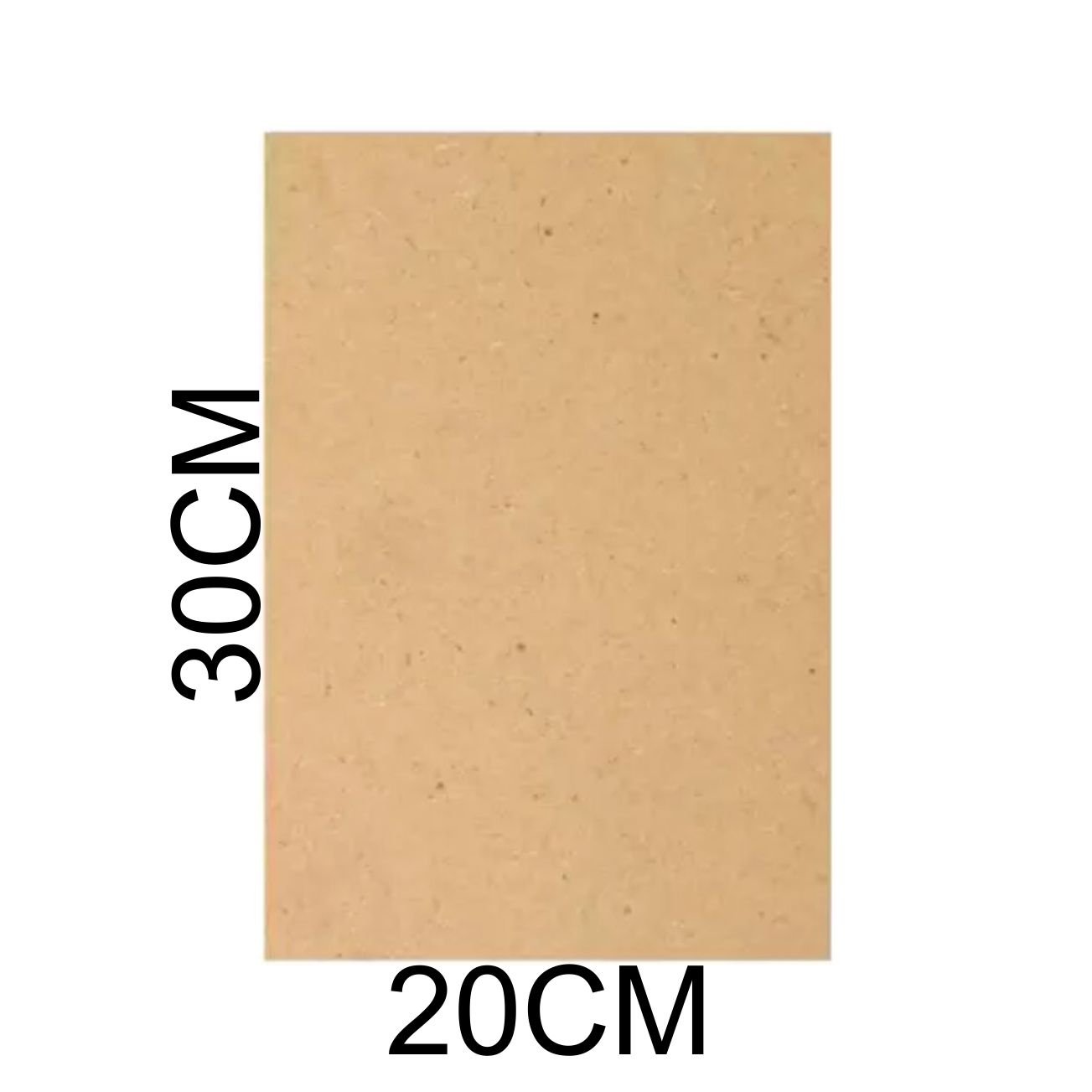 Chapa Mdf Branco 3mm Placa 20x30cm A4 para Artesanato Adesivo 30 Unidades - 3