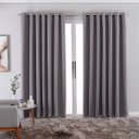 Ver imagem 1 de Cortina Tecido Blackout Grafite 300x170cm para Varão Fastlar Cortina para Varão