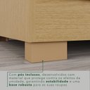 Ver imagem 6 de Guarda Roupa Casal com Pés 6 Portas 6 Gavetas 100% MDF Itália Plus Cinza/Jequitibá/Granizo