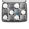 Organizador e protetor de copos xícaras e canecas 33x43x13cm cinza Shop502422 Store RETANGULAR - 3