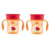 Kit Copo Transição 360° Perfect Cup 2 un (12m+) Laranja - Chicco - 1