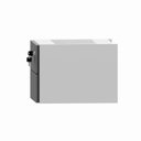Ver imagem 6 de Gaveteiro Suspenso 33cm x 40cm 2 Gavetas com Chave para Mesa Escrivaninha de Escritório Corporate Cinza/Sagrado com Branco