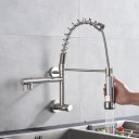 Ver imagem 2 de Torneira Parede Gourmet Cozinha Aço Escovado