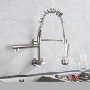 Ver imagem 1 de Torneira Parede Gourmet Cozinha Aço Escovado